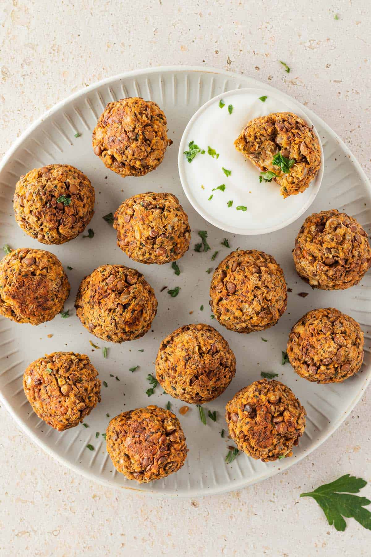 Baked Lentil Balls