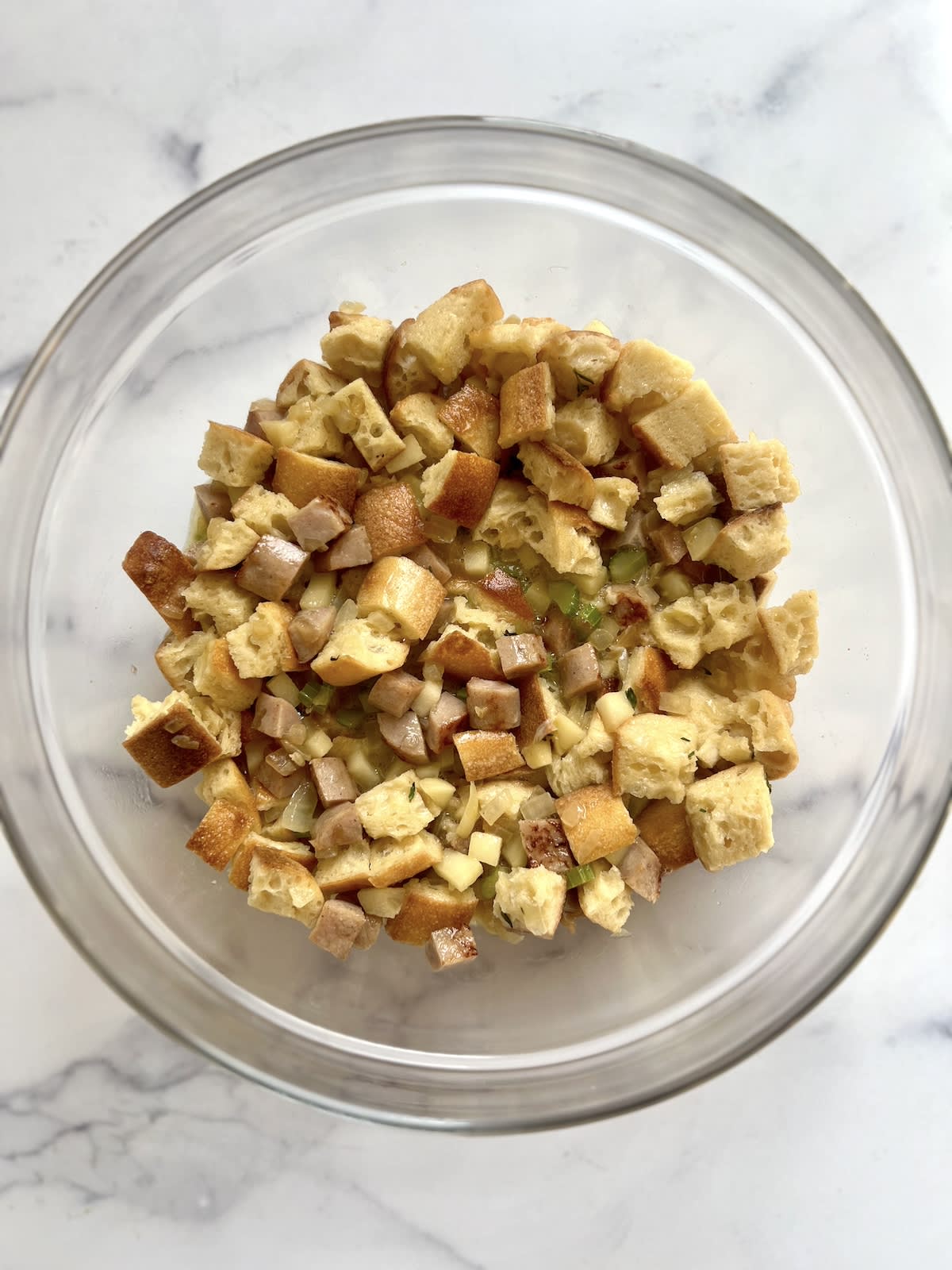 Apple Sausage Stuffing Bites