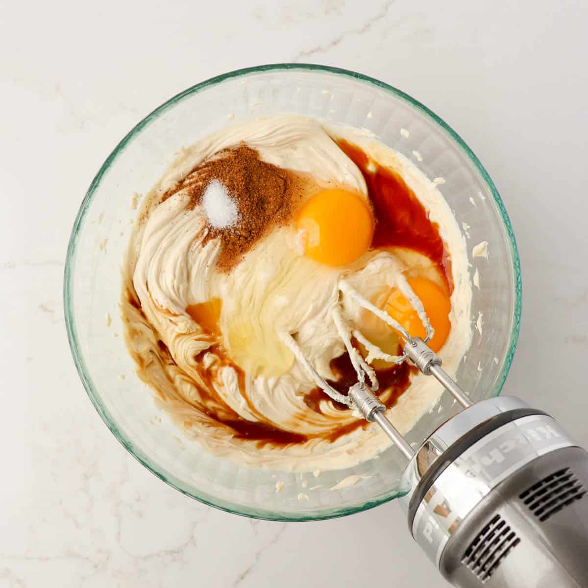 Baked Eggnog Cheesecake Bars