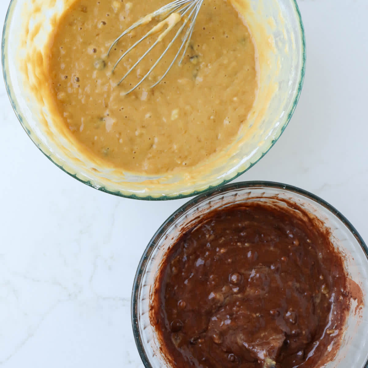Chocolate Marbled Banana Bread