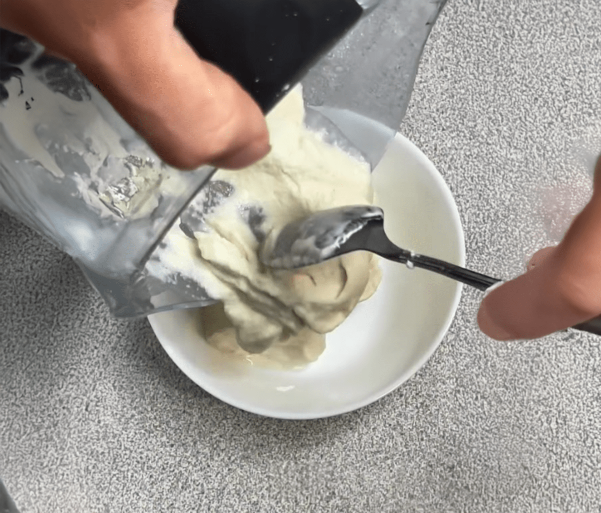 High-Protein Banana Ice Cream (No Creami)