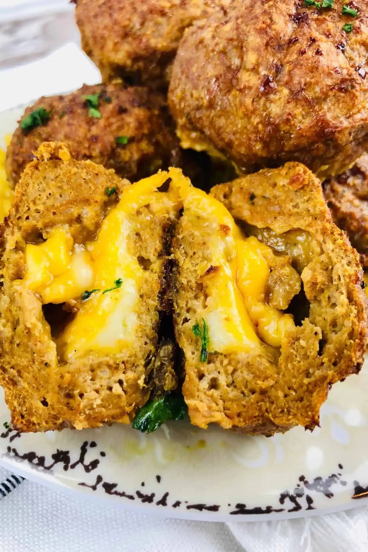 Taco Stuffed Meatballs