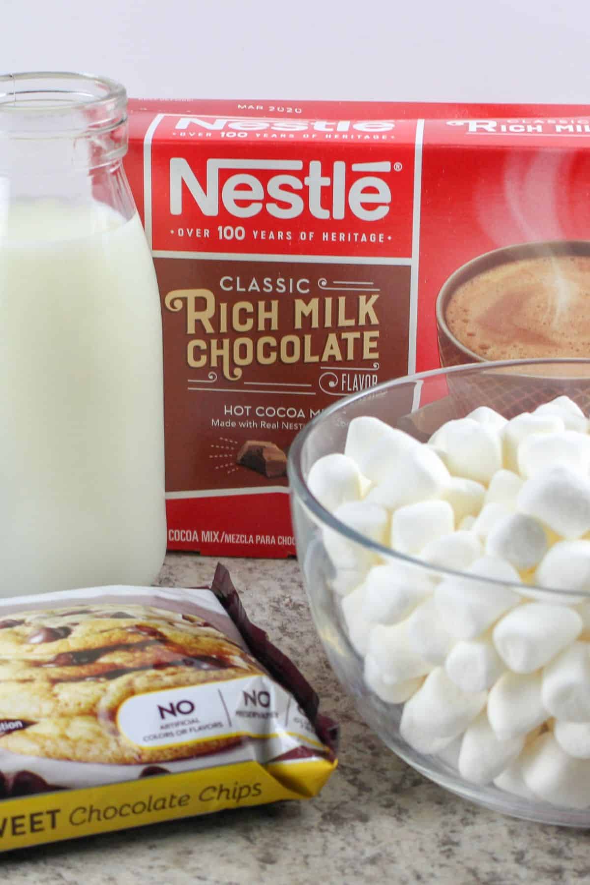 Hot Cocoa Chocolate Cake Dump Cake