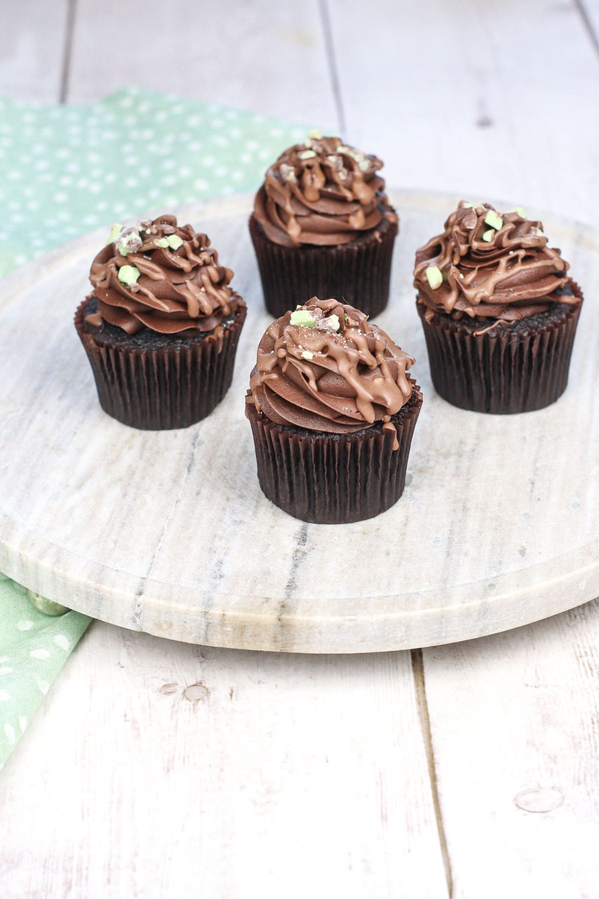 Chocolate Mint Cupcakes