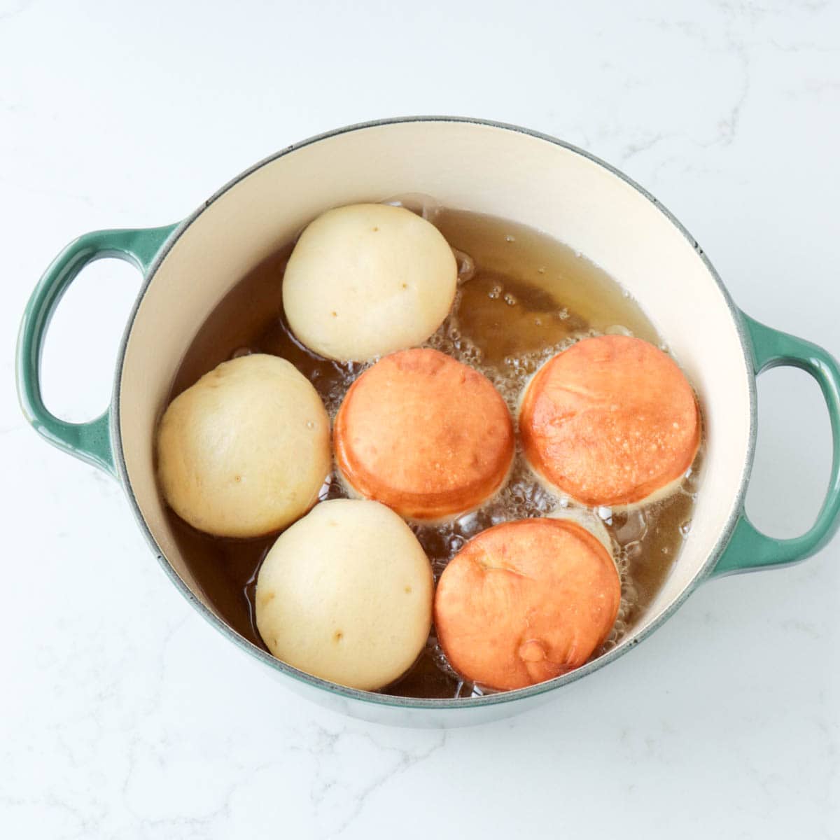 Eggnog Custard Donuts