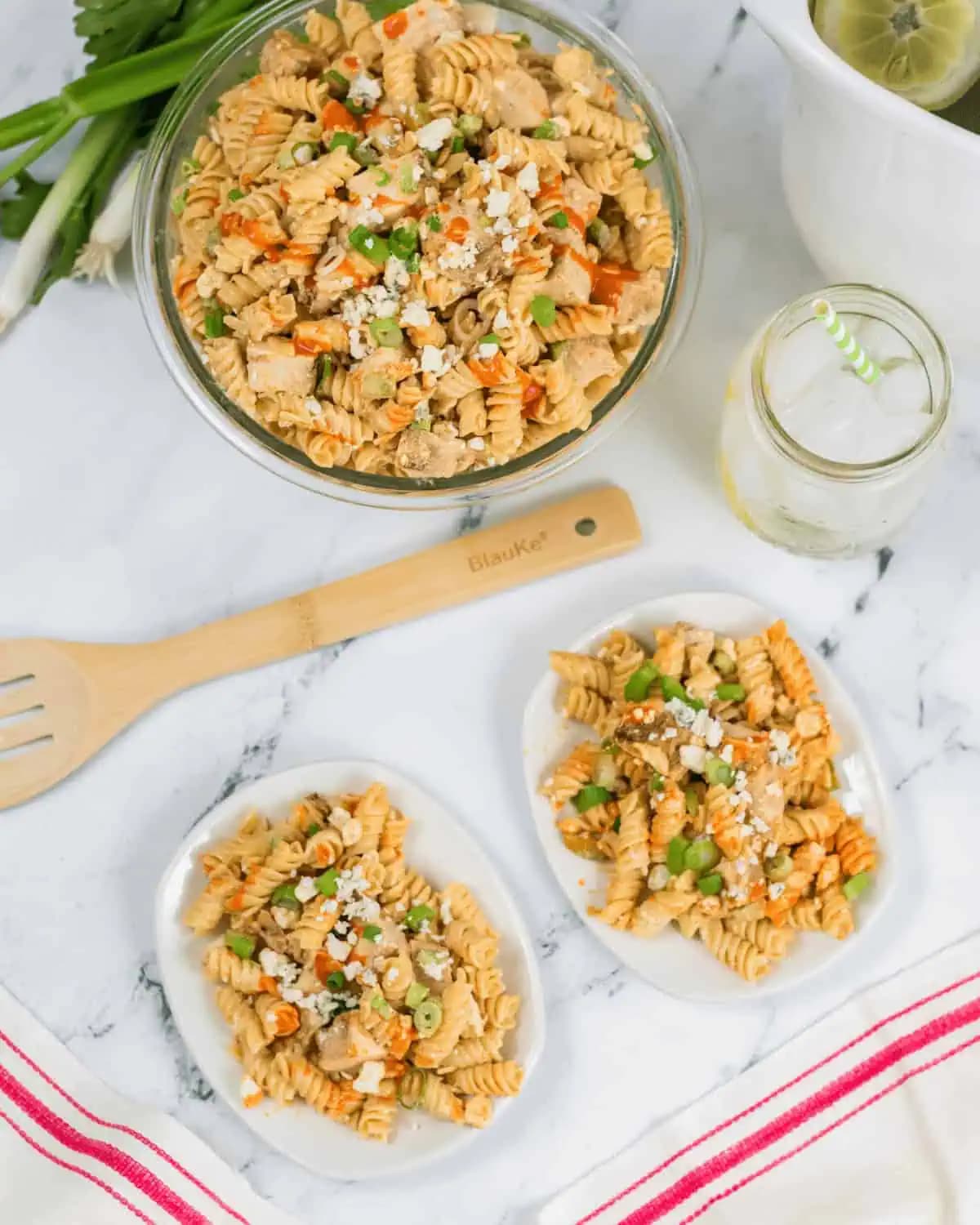 Buffalo Chicken Pasta Salad