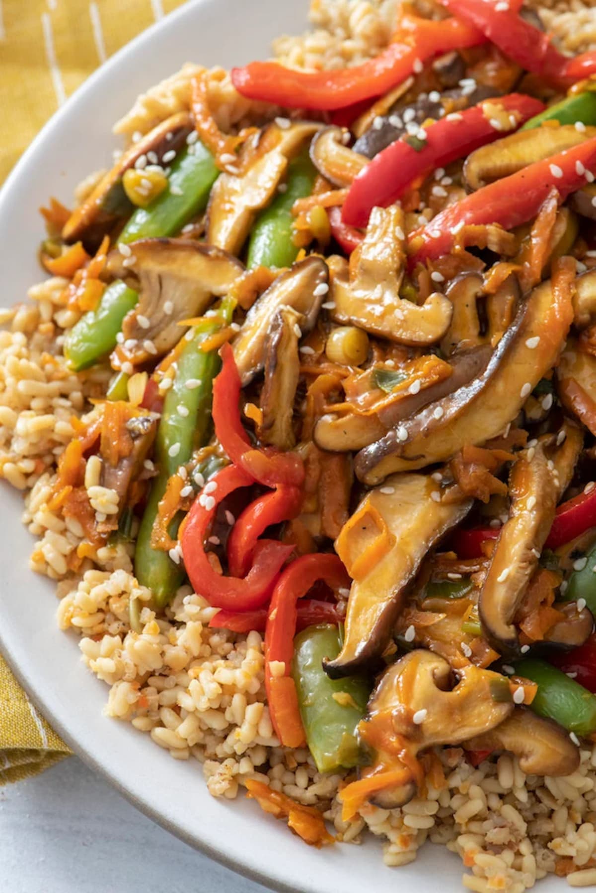 Shiitake Veggie Stir Fry
