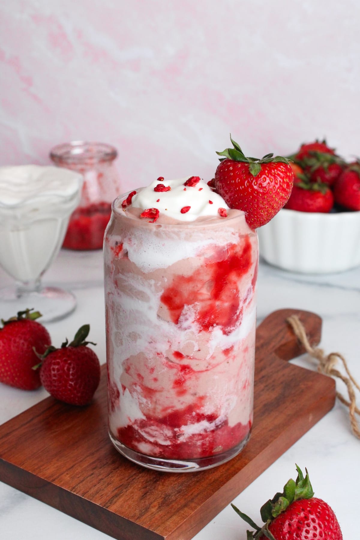 Strawberry Glaze Smoothie (Erewhon Copycat)
