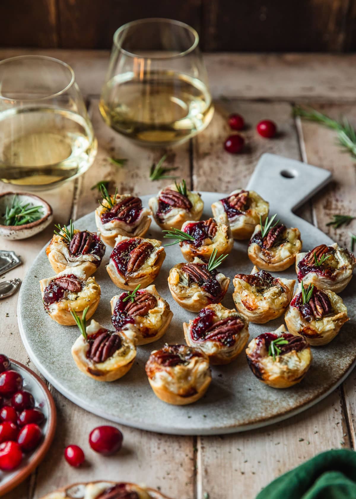 5-Ingredient Cranberry Brie Tartlets