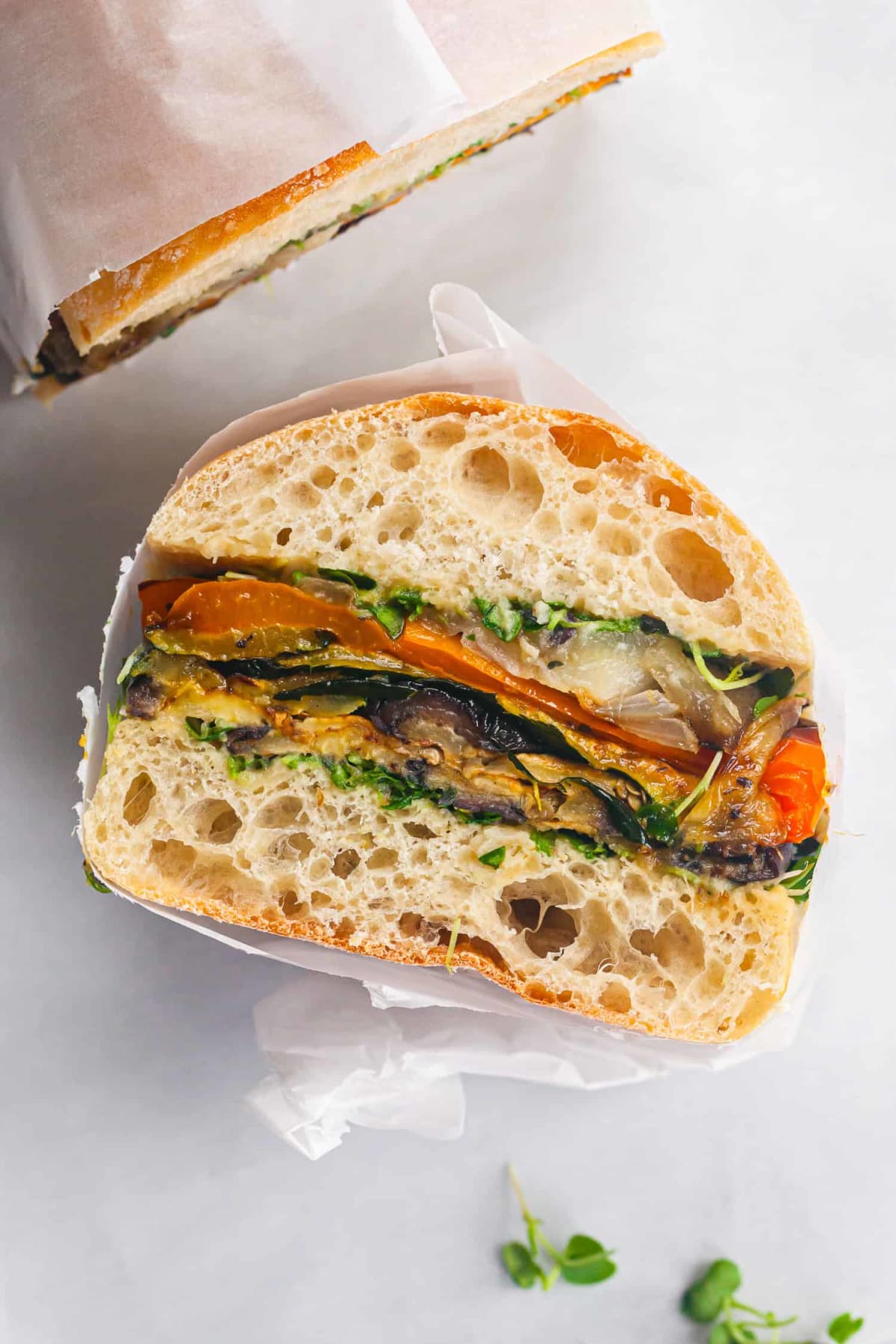 Roasted Veggie Sandwich