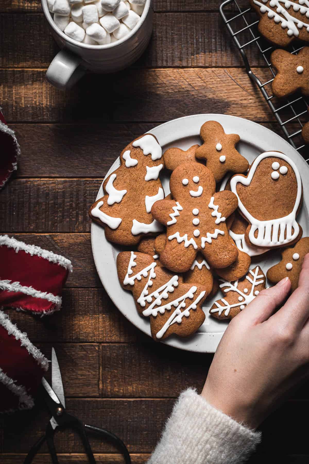 Soft Gingerbread Cutout Cookies