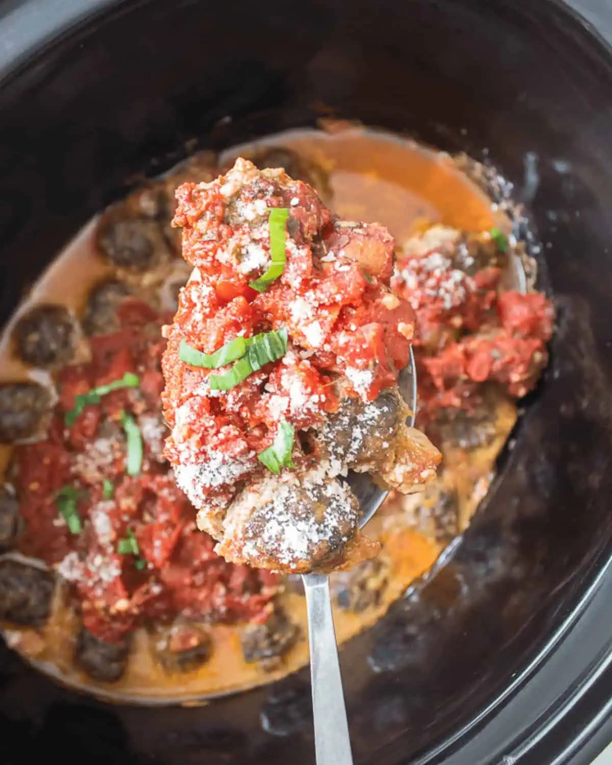 Crock Pot Italian Meatballs and Sauce