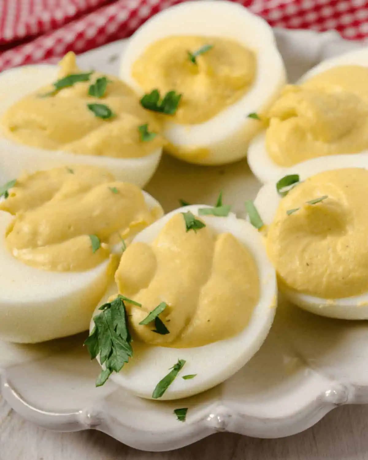Caesar Fancy Deviled Eggs