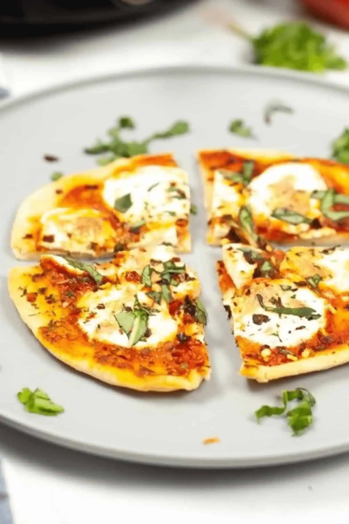 Air Fryer Pizza Margherita