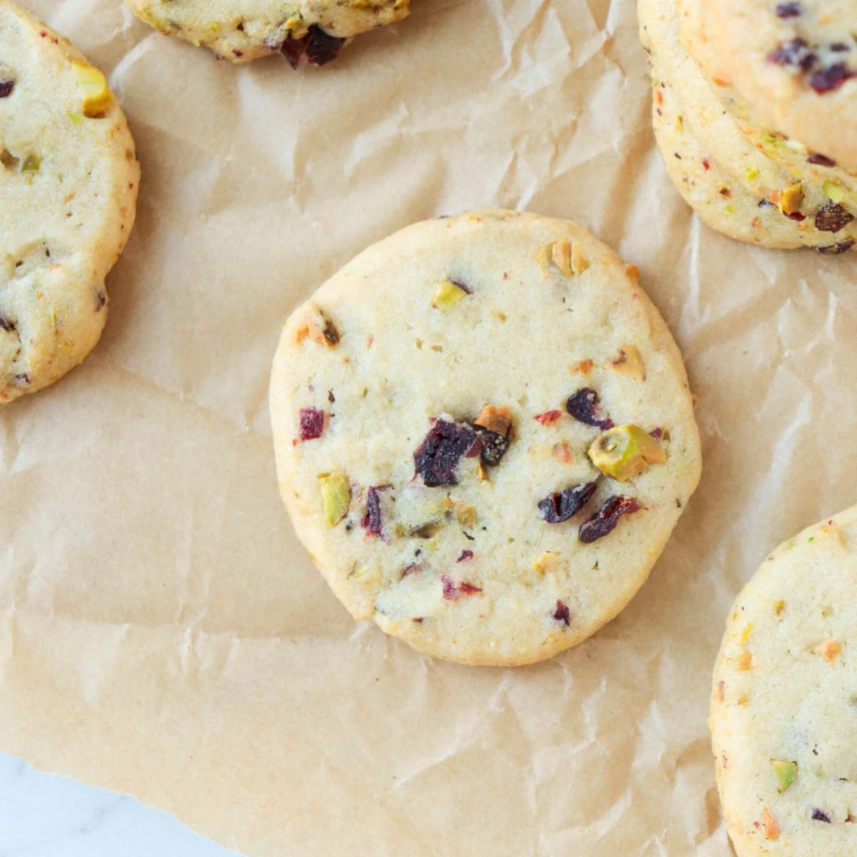 Cranberry Pistacchio Slice and Bake Cookies