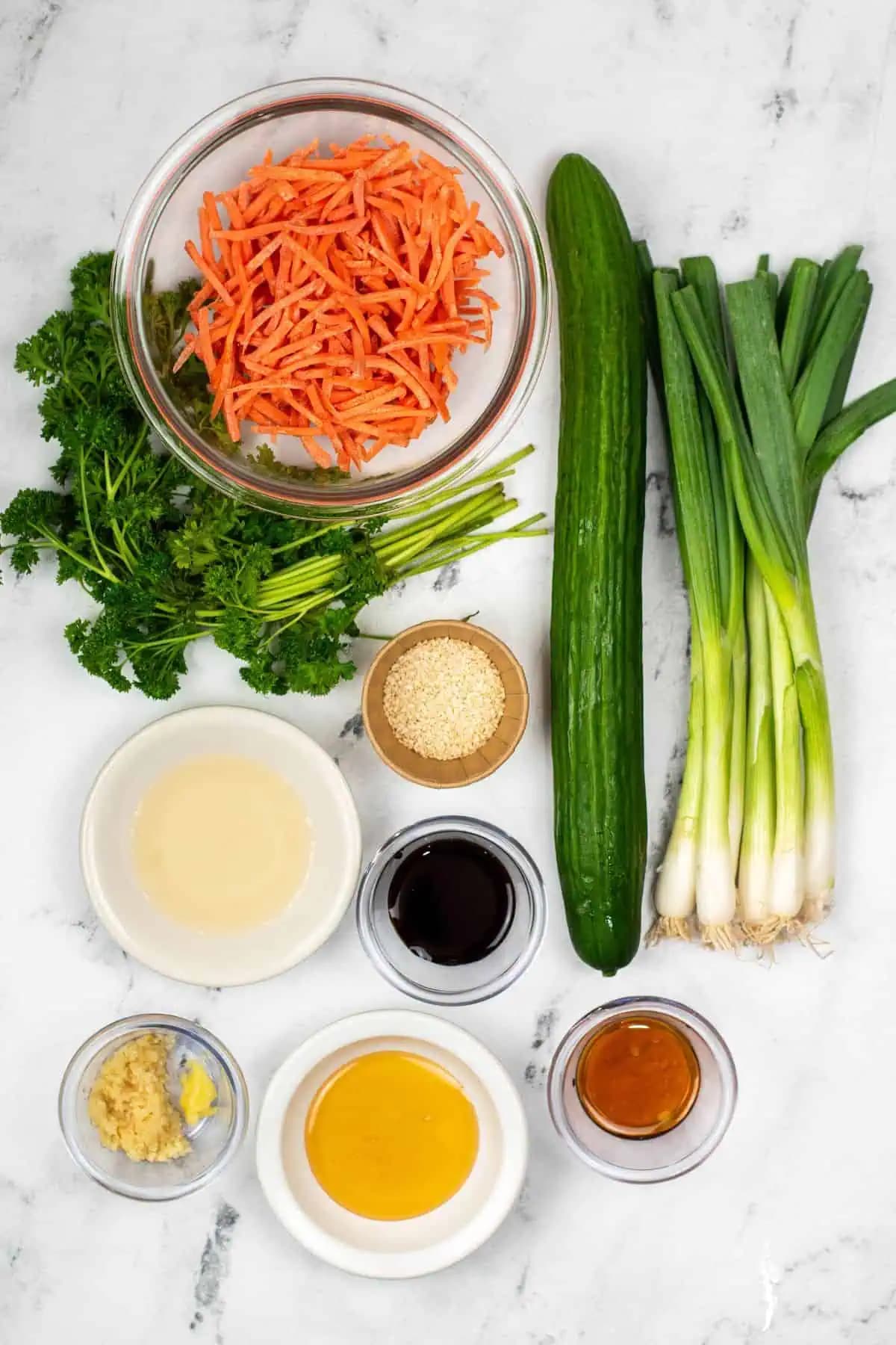 Carrot and Cucumber Salad