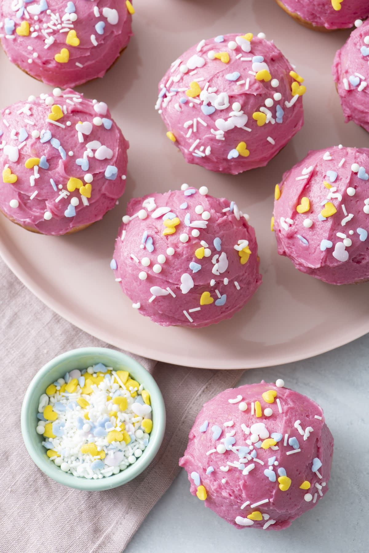 Dye-Free Pink Cupcakes for Valentine’s Day