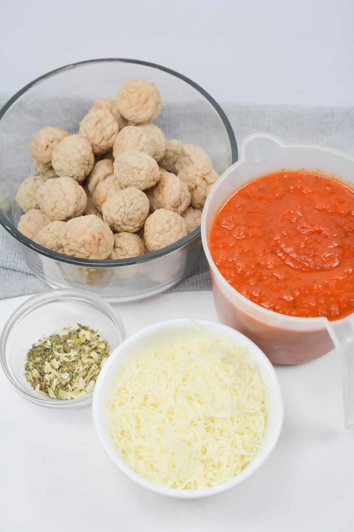 Dump and Bake Meatball Casserole