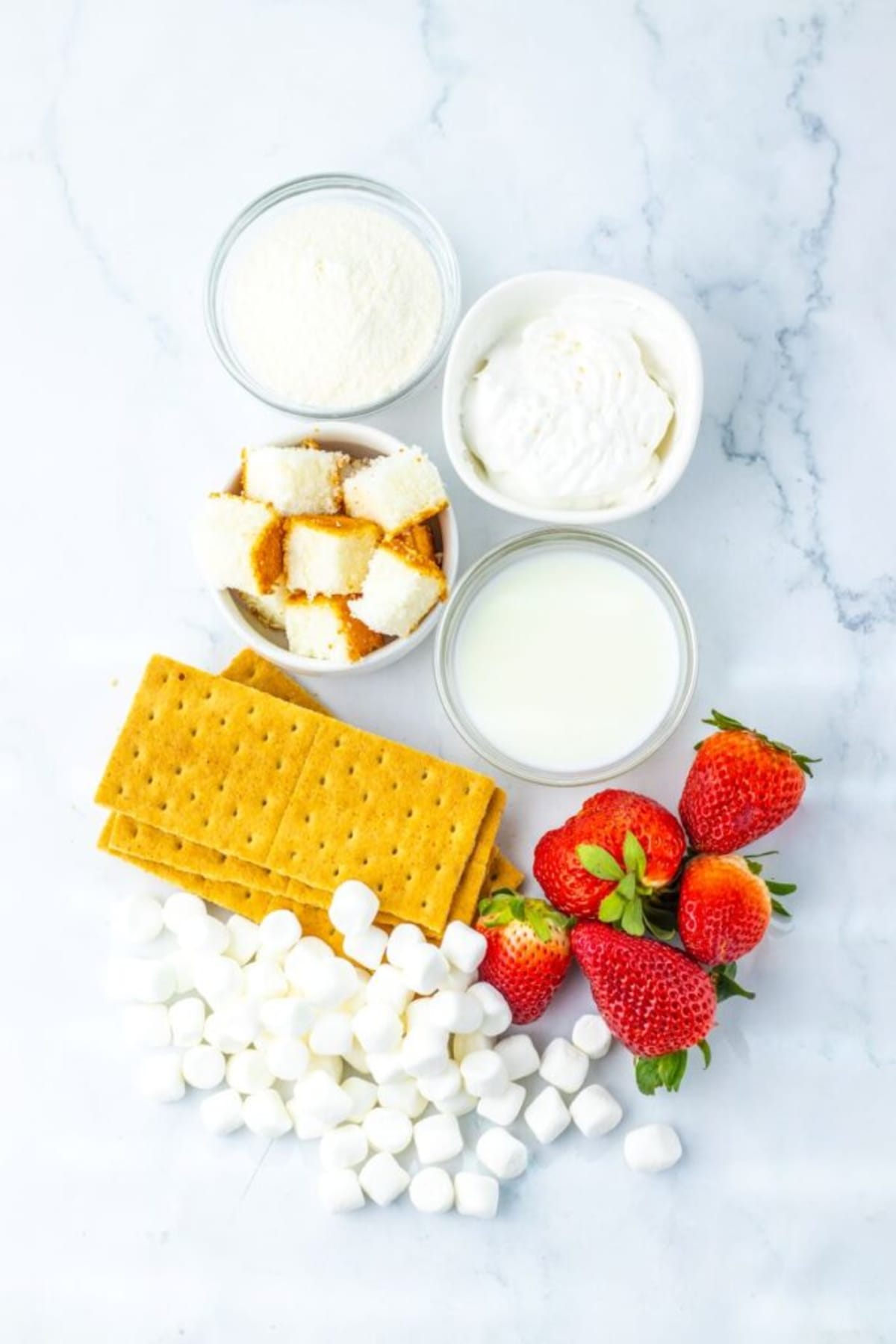 Strawberry Shortcake Fluff Salad