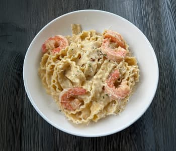 Lemon Cream Shrimp Pasta