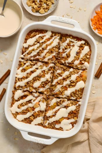 Carrot Cake Baked Oatmeal