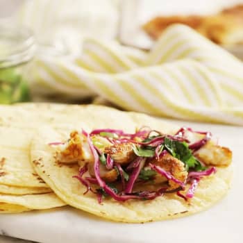 Sheet-Pan Fish Tacos