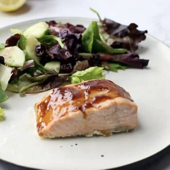 4-Ingredient BBQ Baked Salmon
