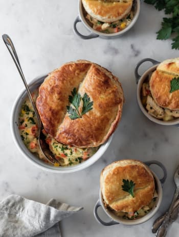 Deconstructed Chicken Pot Pie