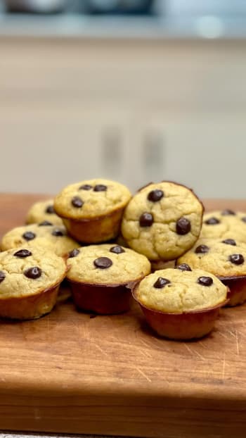 High Protein Low Cal Banana Bread Mini Muffins