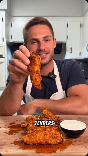 Healthier High-Protein Hot Honey Chicken Tenders