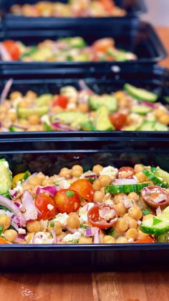 Chickpea Salad Meal Prep