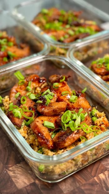 High Protein Chicken Fried Rice Meal Prep