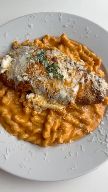 Buffalo Chicken Parm Pasta