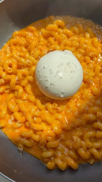 Creamy Gochujang Pasta with Burrata