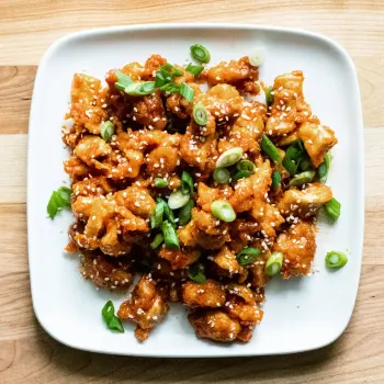 Easy Korean Sticky Chicken