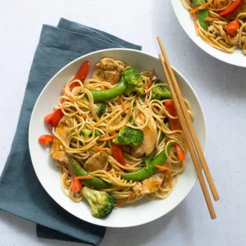 Chicken and Vegetable Lo Mein