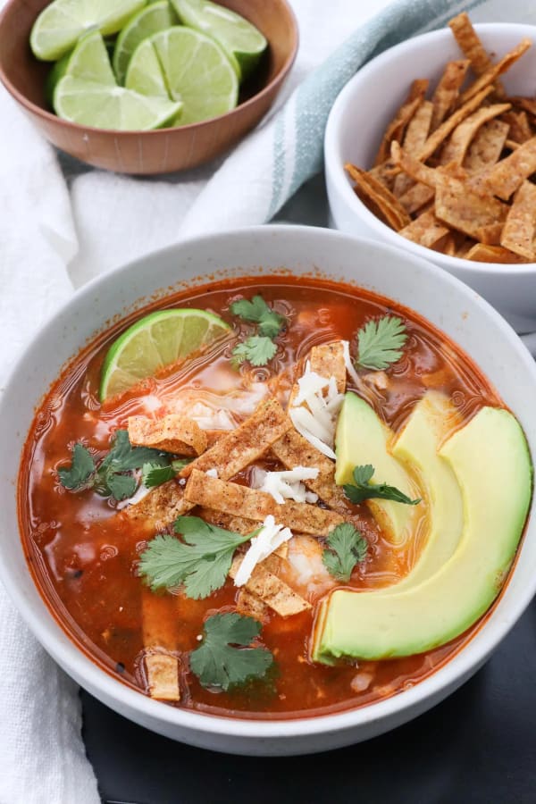 Easy Chicken Tortilla Soup cover