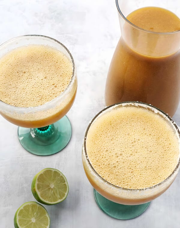 Fresh Peach Margaritas cover