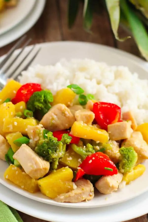 Pineapple Chicken Stir Fry cover