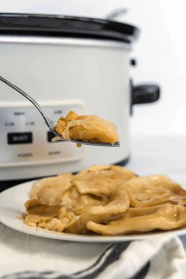 Crock Pot Pierogi Casserole cover