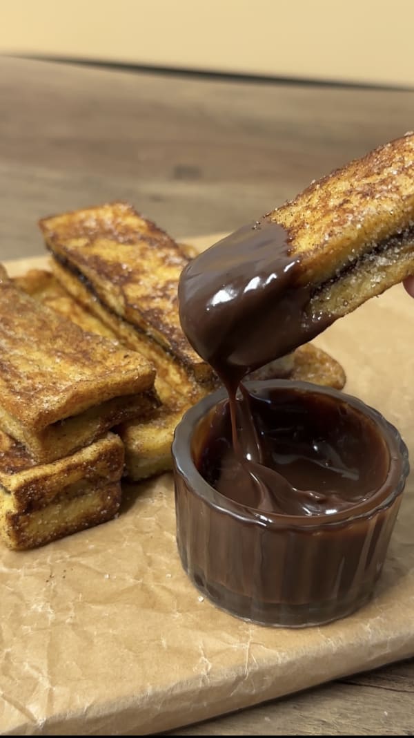 Nutella Stuffed French Toast Sticks cover