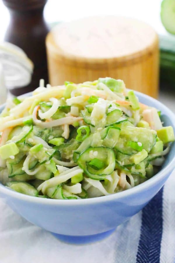 California Roll Cucumber Salad cover