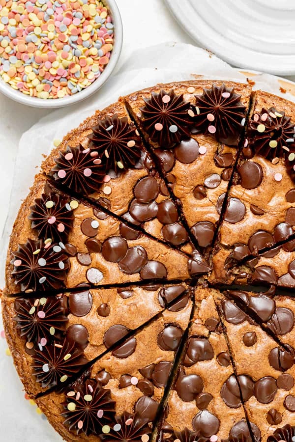 Brown Butter Chocolate Chip Cookie Cake cover