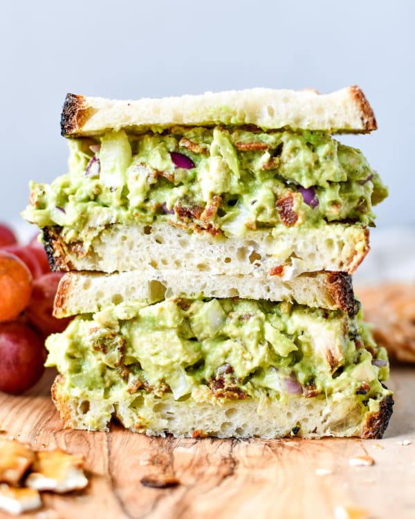 Chicken Bacon Avocado Salad Sandwich cover