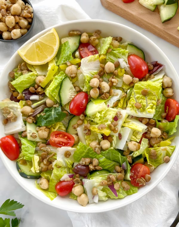 Chickpea and Lentil Salad cover