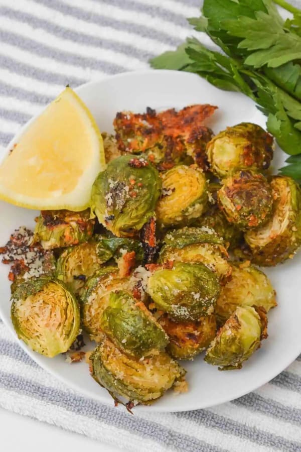 Parmesan Crusted Brussels Sprouts cover