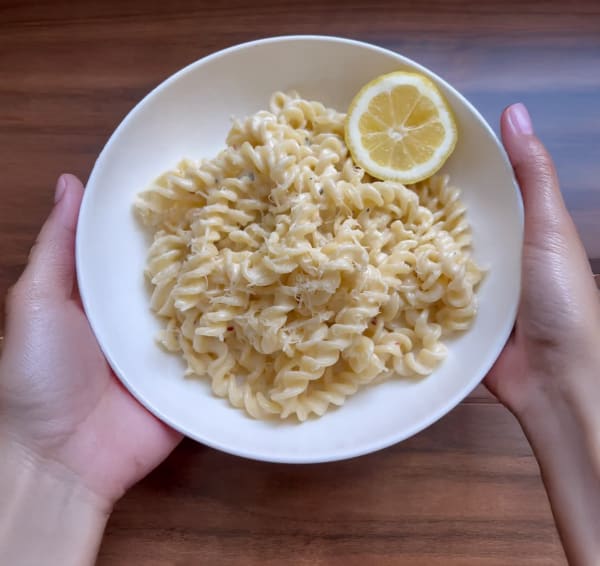 Creamy Lemon Spring Pasta cover