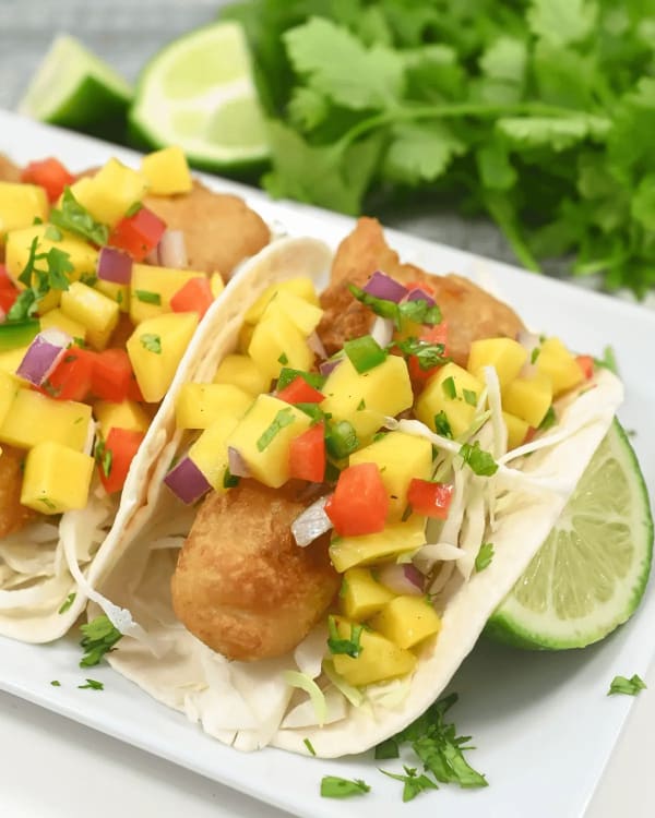 Fish Tacos with Mango Salsa cover