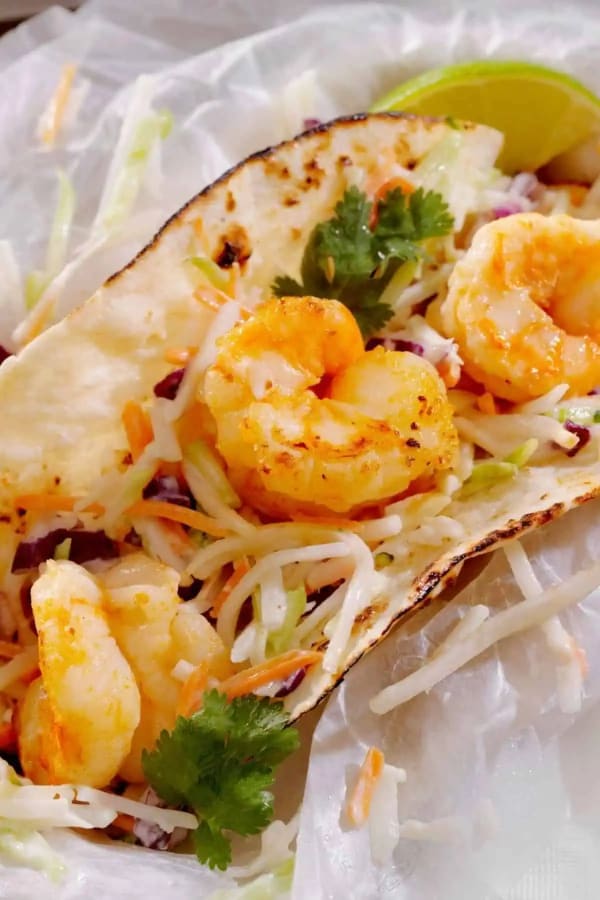 Shrimp Tacos with Mango Salsa cover
