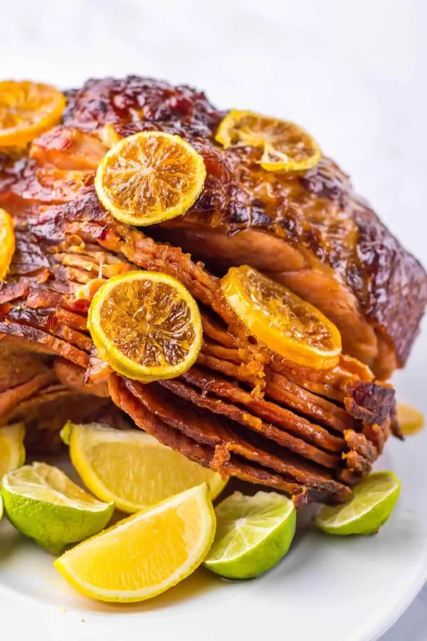 Crock Pot Brown Sugar Pineapple Ham cover